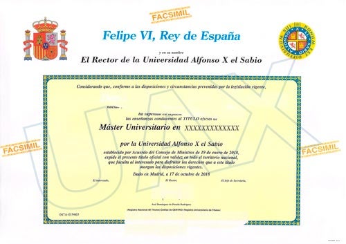 Titulación Oficial UAX