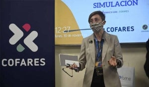 rectora de uax isabel fernandez inaugura el aula de simulacion de farmacia